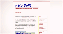 Desktop Screenshot of hjsplit.org